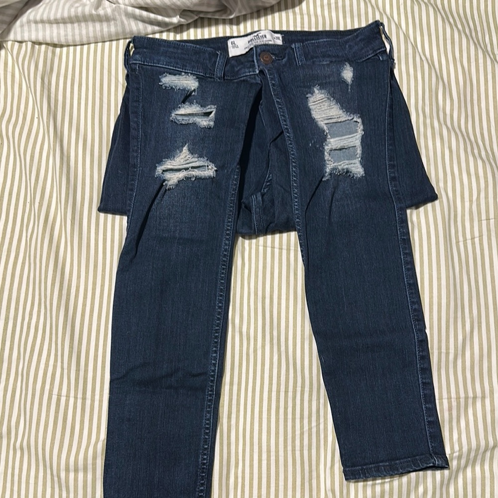 Hollister Blue High Rise Jeans Modern Casual - Picture 3 of 3